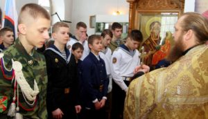 Молебен перед началом Ушаковских сборов